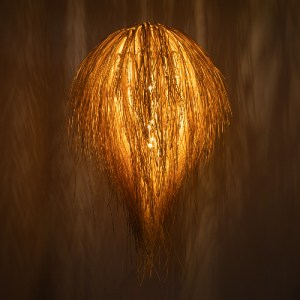 glo-01749-01749_2 GLOBOSTAR® ARCHIPELAGO 01749 BOHO ΚΡΕΜΑΣΤΟ ΦΩΤΙΣΤΙΚΟ ΠΛΕΓΜΑ ΜΟΝΟΦΩΤΟ 1 X E27 IP20 ΜΠΕΖ ΞΥΛ
