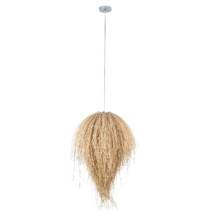 glo-01749-01749_3 GLOBOSTAR® ARCHIPELAGO 01749 BOHO ΚΡΕΜΑΣΤΟ ΦΩΤΙΣΤΙΚΟ ΠΛΕΓΜΑ ΜΟΝΟΦΩΤΟ 1 X E27 IP20 ΜΠΕΖ ΞΥΛ
