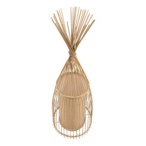 glo-01753-01753_3 GLOBOSTAR® AZORES 01753 BOHO ΕΠΙΔΑΠΕΔΙΟ ΦΩΤΙΣΤΙΚΟ ΜΟΝΟΦΩΤΟ 1 X E27 IP20 ΜΠΕΖ ΞΥΛΟ - Μ30 X 
