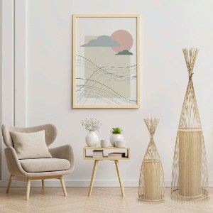 glo-01753-post_26 GLOBOSTAR® AZORES 01753 BOHO ΕΠΙΔΑΠΕΔΙΟ ΦΩΤΙΣΤΙΚΟ ΜΟΝΟΦΩΤΟ 1 X E27 IP20 ΜΠΕΖ ΞΥΛΟ - Μ30 X 
