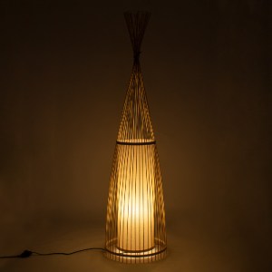 glo-01755-01755_2 GLOBOSTAR® AZORES 01755 BOHO ΕΠΙΔΑΠΕΔΙΟ ΦΩΤΙΣΤΙΚΟ ΜΟΝΟΦΩΤΟ 1 X E27 IP20 ΜΠΕΖ ΞΥΛΟ - Μ40 X 