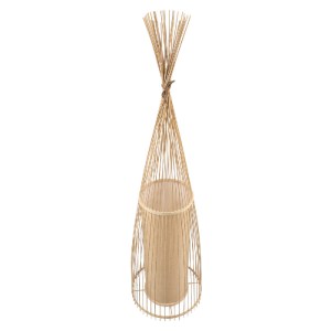 glo-01755-01755_3 GLOBOSTAR® AZORES 01755 BOHO ΕΠΙΔΑΠΕΔΙΟ ΦΩΤΙΣΤΙΚΟ ΜΟΝΟΦΩΤΟ 1 X E27 IP20 ΜΠΕΖ ΞΥΛΟ - Μ40 X 
