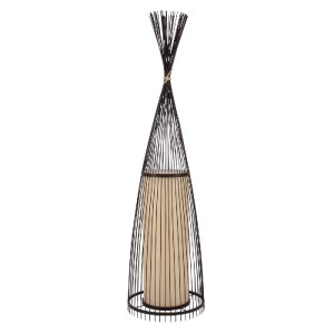 glo-01756-ab1115_01756_0 GLOBOSTAR® AZORES 01756 BOHO ΕΠΙΔΑΠΕΔΙΟ ΦΩΤΙΣΤΙΚΟ ΜΟΝΟΦΩΤΟ 1 X E27 IP20 ΚΑΦΕ & ΜΠΕΖ ΞΥΛΟ -