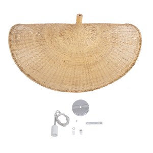 glo-01769-01769_11 GLOBOSTAR® CUBA 01769 BOHO ΚΡΕΜΑΣΤΟ ΦΩΤΙΣΤΙΚΟ ΑΝΑΡΤΗΣΗ ΜΟΝΟΦΩΤΟ 1 X E27 IP20 ΜΠΕΖ ΞΥΛΟ - Μ