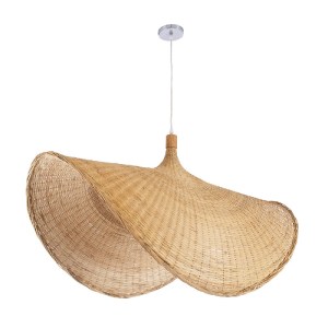 glo-01769-01769_3 GLOBOSTAR® CUBA 01769 BOHO ΚΡΕΜΑΣΤΟ ΦΩΤΙΣΤΙΚΟ ΑΝΑΡΤΗΣΗ ΜΟΝΟΦΩΤΟ 1 X E27 IP20 ΜΠΕΖ ΞΥΛΟ - Μ