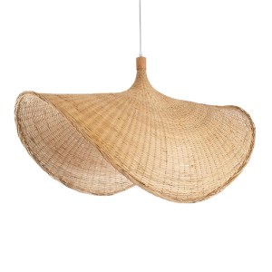 glo-01769-01769_4 GLOBOSTAR® CUBA 01769 BOHO ΚΡΕΜΑΣΤΟ ΦΩΤΙΣΤΙΚΟ ΑΝΑΡΤΗΣΗ ΜΟΝΟΦΩΤΟ 1 X E27 IP20 ΜΠΕΖ ΞΥΛΟ - Μ