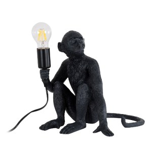 glo-01807-449718_01807_0 GLOBOSTAR® APES 01807 ΜΟΝΤΕΡΝΟ ΦΩΤΙΣΤΙΚΟ ΠΟΡΤΑΤΙΦ ΛΑΜΠΑΤΕΡ ΜΟΝΟΦΩΤΟ 1 X E27 ΜΑΥΡΟ ΦΙΓΟΥΡΑ 