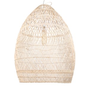 glo-01812-01812_4 GLOBOSTAR® MALIBU 01812 BOHO ΚΡΕΜΑΣΤΟ ΦΩΤΙΣΤΙΚΟ ΚΑΜΠΑΝΑ ΜΟΝΟΦΩΤΟ 1 X E27 IP20 ΜΠΕΖ ΞΥΛΟ - 