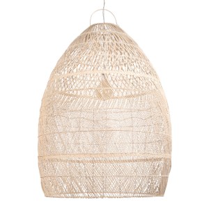glo-01813-01813_4 GLOBOSTAR® MALIBU 01813 BOHO ΚΡΕΜΑΣΤΟ ΦΩΤΙΣΤΙΚΟ ΚΑΜΠΑΝΑ ΜΟΝΟΦΩΤΟ 1 X E27 IP20 ΜΠΕΖ ΞΥΛΟ - 