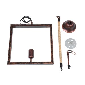 glo-01814-01814_10 GLOBOSTAR® FRAISE 01814 VINTAGE ΚΡΕΜΑΣΤΟ ΦΩΤΙΣΤΙΚΟ ΑΝΑΡΤΗΣΗ ΜΟΝΟΦΩΤΟ 1 X E27 IP20 ΧΑΛΚΙΝΟ 