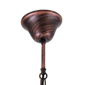 glo-01814-01814_9 GLOBOSTAR® FRAISE 01814 VINTAGE ΚΡΕΜΑΣΤΟ ΦΩΤΙΣΤΙΚΟ ΑΝΑΡΤΗΣΗ ΜΟΝΟΦΩΤΟ 1 X E27 IP20 ΧΑΛΚΙΝΟ 