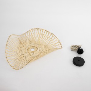 glo-01840-01840_10 GLOBOSTAR® MELEMELE 01840 BOHO ΚΡΕΜΑΣΤΟ ΦΩΤΙΣΤΙΚΟ ΠΛΕΓΜΑ ΜΟΝΟΦΩΤΟ 1 X E27 IP20 ΜΠΕΖ ΞΥΛΟ -