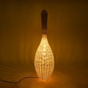 glo-01843-01843_3 GLOBOSTAR® PARADIS 01843 BOHO ΕΠΙΔΑΠΕΔΙΟ ΦΩΤΙΣΤΙΚΟ ΜΟΝΟΦΩΤΟ 1 X E27 IP20 ΜΠΕΖ ΞΥΛΟ - Μ30 X