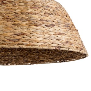 glo-01848-01848_08 GLOBOSTAR® MANGATA 01848 BOHO ΚΡΕΜΑΣΤΟ ΦΩΤΙΣΤΙΚΟ ΚΑΜΠΑΝΑ ΜΟΝΟΦΩΤΟ 1 X E27 IP20 ΚΑΦΕ ΞΥΛΟ -