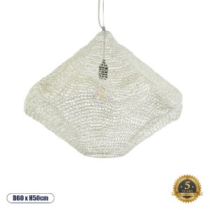 glo-01865-01865_0 GLOBOSTAR® KENTUCKY 01865 VINTAGE ΚΡΕΜΑΣΤΟ ΦΩΤΙΣΤΙΚΟ ΠΛΕΓΜΑ ΜΟΝΟΦΩΤΟ 1 X E27 IP20 ΜΠΕΖ ΜΕΤ