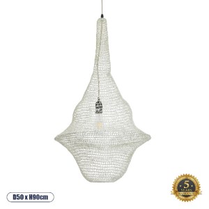 glo-01874-01874_0 GLOBOSTAR® KENTUCKY 01874 VINTAGE ΚΡΕΜΑΣΤΟ ΦΩΤΙΣΤΙΚΟ ΠΛΕΓΜΑ ΜΟΝΟΦΩΤΟ 1 X E27 IP20 ΜΠΕΖ ΜΕΤ