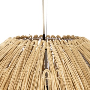 glo-01914-01914_8 GLOBOSTAR® ARCHIPELAGO 01914 BOHO ΚΡΕΜΑΣΤΟ ΦΩΤΙΣΤΙΚΟ ΠΛΕΓΜΑ ΜΟΝΟΦΩΤΟ 1 X E27 IP20 ΜΠΕΖ ΞΥΛ
