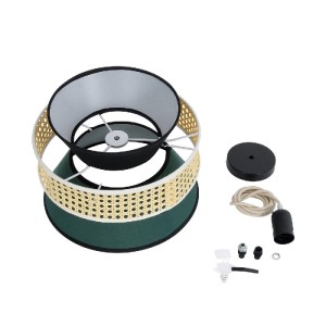 glo-01915-01915_10 GLOBOSTAR® SAIGE 01915 BOHO ΚΡΕΜΑΣΤΟ ΦΩΤΙΣΤΙΚΟ ΠΛΕΓΜΑ ΜΟΝΟΦΩΤΟ 1 X E27 IP20 ΜΠΕΖ ΞΥΛΟ ΜΕ Μ