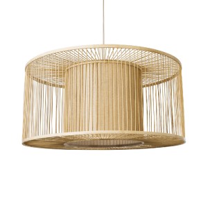 glo-01936-01936_2 GLOBOSTAR® HIBISCUS 01936 BOHO ΚΡΕΜΑΣΤΟ ΦΩΤΙΣΤΙΚΟ ΠΛΕΓΜΑ ΜΟΝΟΦΩΤΟ 1 X E27 IP20 ΜΠΕΖ ΞΥΛΟ -