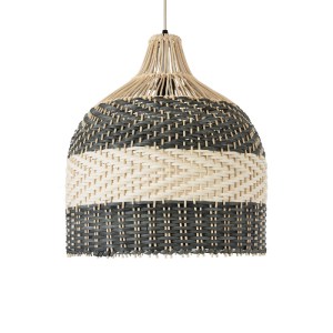 glo-01944-01944_5 GLOBOSTAR® BARBADOS 01944 BOHO ΚΡΕΜΑΣΤΟ ΦΩΤΙΣΤΙΚΟ ΚΑΜΠΑΝΑ ΜΟΝΟΦΩΤΟ 1 X E27 IP20 ΜΠΕΖ & ΧΑΚ