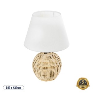 glo-01957-01957_00 GLOBOSTAR® HASUMI 01957 BOHO ΕΠΙΤΡΑΠΕΖΙΟ ΦΩΤΙΣΤΙΚΟ ΠΟΡΤΑΤΙΦ ΜΕ ΝΤΟΥΙ 1 X E27 AC 220-240V I