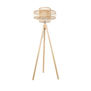 glo-01989-e3f392_01989_0 GLOBOSTAR® POPPY 01989 BOHO ΕΠΙΔΑΠΕΔΙΟ ΦΩΤΙΣΤΙΚΟ ΜΟΝΟΦΩΤΟ 1 X E27 IP20 ΜΠΕΖ ΞΥΛΟ - Μ58 X Π