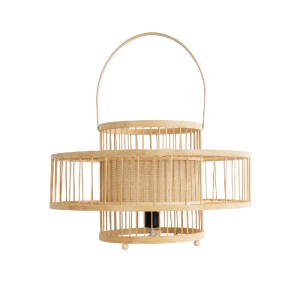 glo-02003-02003_4 GLOBOSTAR® SORENIA 02003 BOHO ΕΠΙΔΑΠΕΔΙΟ ΦΩΤΙΣΤΙΚΟ ΜΕ ΝΤΟΥΙ 1 X E27 AC 220-240V IP20 - ΜΠΕ