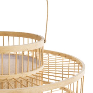 glo-02003-02003_5 GLOBOSTAR® SORENIA 02003 BOHO ΕΠΙΔΑΠΕΔΙΟ ΦΩΤΙΣΤΙΚΟ ΜΕ ΝΤΟΥΙ 1 X E27 AC 220-240V IP20 - ΜΠΕ