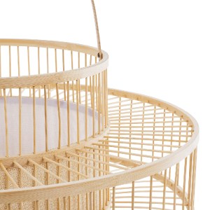 glo-02004-02004_5 GLOBOSTAR® SORENIA 02004 BOHO ΕΠΙΔΑΠΕΔΙΟ ΦΩΤΙΣΤΙΚΟ ΜΟΝΟΦΩΤΟ 1 X E27 IP20 ΜΠΕΖ ΞΥΛΟ - Μ60 X