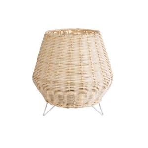 glo-02010-02010_2 GLOBOSTAR® BOLSON 02010 BOHO ΕΠΙΔΑΠΕΔΙΟ ΦΩΤΙΣΤΙΚΟ ΜΕ ΝΤΟΥΙ 1 X E27 AC 220-240V IP20 - ΜΠΕΖ