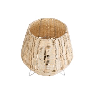 glo-02010-02010_5 GLOBOSTAR® BOLSON 02010 BOHO ΕΠΙΔΑΠΕΔΙΟ ΦΩΤΙΣΤΙΚΟ ΜΕ ΝΤΟΥΙ 1 X E27 AC 220-240V IP20 - ΜΠΕΖ