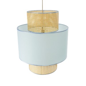 glo-02045-02045_7 GLOBOSTAR® SAIGE 02045 BOHO ΚΡΕΜΑΣΤΟ ΦΩΤΙΣΤΙΚΟ ΠΛΕΓΜΑ ΜΟΝΟΦΩΤΟ 1 X E27 IP20 ΜΠΕΖ ΞΥΛΟ ΜΕ Γ