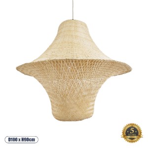 glo-02047-02047_00 GLOBOSTAR® JUNIPER 02047 BOHO ΚΡΕΜΑΣΤΟ ΦΩΤΙΣΤΙΚΟ ΚΑΜΠΑΝΑ ΜΟΝΟΦΩΤΟ 1 X E27 IP20 ΜΠΕΖ ΞΥΛΟ -