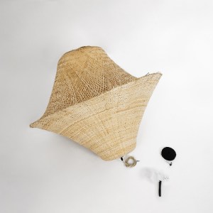 glo-02047-02047_011 GLOBOSTAR® JUNIPER 02047 BOHO ΚΡΕΜΑΣΤΟ ΦΩΤΙΣΤΙΚΟ ΚΑΜΠΑΝΑ ΜΟΝΟΦΩΤΟ 1 X E27 IP20 ΜΠΕΖ ΞΥΛΟ -