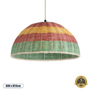 glo-02060-02060_0 GLOBOSTAR® CABALLEROS 02060 BOHO ΚΡΕΜΑΣΤΟ ΦΩΤΙΣΤΙΚΟ ΚΑΜΠΑΝΑ ΜΟΝΟΦΩΤΟ 1 X E27 IP20 ΠΟΛΥΧΡΩΜ