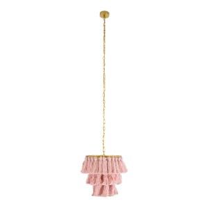glo-02086-02086_4 GLOBOSTAR® MISSOULA 02086 BOHO ΚΡΕΜΑΣΤΟ ΦΩΤΙΣΤΙΚΟ ΣΧΟΙΝΙ ΜΟΝΟΦΩΤΟ 1 X E27 IP20 ΡΟΖ ΥΦΑΣΜΑ 