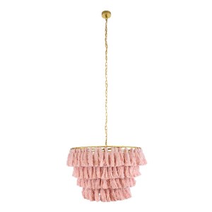 glo-02090-02090_4 GLOBOSTAR® MISSOULA 02090 BOHO ΚΡΕΜΑΣΤΟ ΦΩΤΙΣΤΙΚΟ ΣΧΟΙΝΙ ΜΟΝΟΦΩΤΟ 1 X E27 IP20 ΡΟΖ ΥΦΑΣΜΑ 