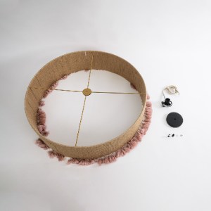 glo-02097-02097_10 GLOBOSTAR® PUERTORICO 02097 BOHO ΚΡΕΜΑΣΤΟ ΦΩΤΙΣΤΙΚΟ ΚΑΠΕΛΟ ΤΡΙΦΩΤΟ 3 X E27 IP20 ΜΠΕΖ & ΡΟΖ