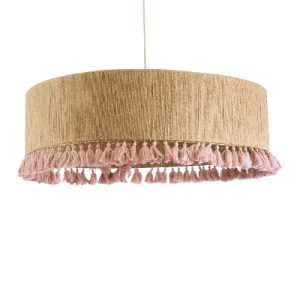 glo-02097-02097_2 GLOBOSTAR® PUERTORICO 02097 BOHO ΚΡΕΜΑΣΤΟ ΦΩΤΙΣΤΙΚΟ ΚΑΠΕΛΟ ΤΡΙΦΩΤΟ 3 X E27 IP20 ΜΠΕΖ & ΡΟΖ