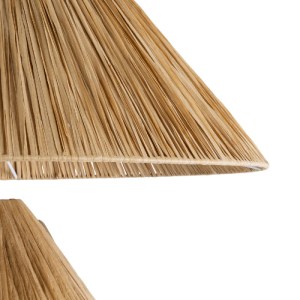 glo-02108-02108_6 GLOBOSTAR® LUANA 02108 BOHO ΕΠΙΔΑΠΕΔΙΟ ΦΩΤΙΣΤΙΚΟ ΜΟΝΟΦΩΤΟ 1 X E27 IP20 ΜΠΕΖ ΡΑΦΙΑ - Μ60 X 