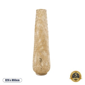 glo-02109-02109_0 GLOBOSTAR® MAMIZU 02109 BOHO ΕΠΙΔΑΠΕΔΙΟ ΦΩΤΙΣΤΙΚΟ ΜΟΝΟΦΩΤΟ 1 X E27 IP20 ΜΠΕΖ ΞΥΛΟ - Μ28 X 