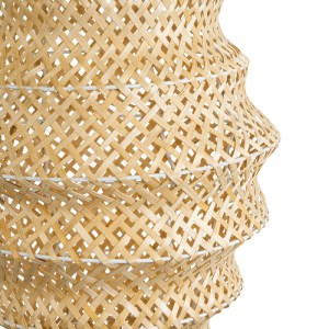 glo-02114-02114_9 GLOBOSTAR® MAUI 02114 BOHO ΚΡΕΜΑΣΤΟ ΦΩΤΙΣΤΙΚΟ ΠΛΕΓΜΑ ΜΟΝΟΦΩΤΟ 1 X E27 IP20 ΜΠΕΖ ΞΥΛΟ - Μ30