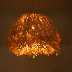 glo-02155-02155_3 GLOBOSTAR® GUADELOUPE 02155 BOHO ΚΡΕΜΑΣΤΟ ΦΩΤΙΣΤΙΚΟ ΠΛΕΓΜΑ ΜΟΝΟΦΩΤΟ 1 X E27 IP20 ΚΑΦΕ ΡΑΦΙ