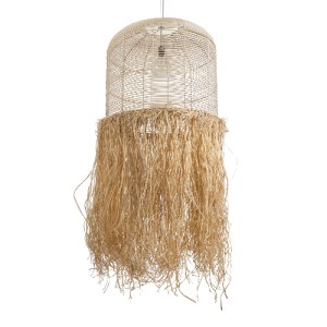 glo-02163-02163_6 GLOBOSTAR® BASSETERRE 02163 BOHO ΚΡΕΜΑΣΤΟ ΦΩΤΙΣΤΙΚΟ ΠΛΕΓΜΑ ΜΟΝΟΦΩΤΟ 1 X E27 IP20 ΜΠΕΖ ΞΥΛΟ