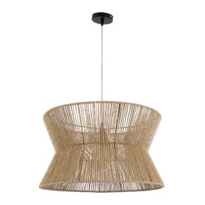 glo-02204-02204_4 GLOBOSTAR® BISBEE 02204 BOHO ΚΡΕΜΑΣΤΟ ΦΩΤΙΣΤΙΚΟ ΠΛΕΓΜΑ ΜΟΝΟΦΩΤΟ 1 X E27 IP20 ΜΠΕΖ ΣΧΟΙΝΙ -