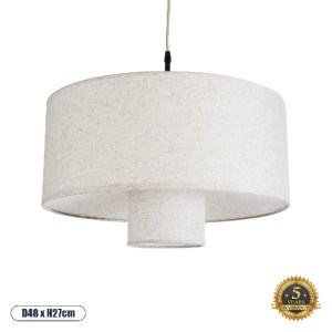 glo-02226-02226_0 GLOBOSTAR® MARIGOLD 02226 BOHO ΚΡΕΜΑΣΤΟ ΦΩΤΙΣΤΙΚΟ ΚΑΠΕΛΟ ΜΟΝΟΦΩΤΟ 1 X E27 IP20 ΛΕΥΚΟ ΥΦΑΣΜ