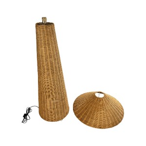 glo-02235-02235_9 GLOBOSTAR® PERU 02235 BOHO ΕΠΙΔΑΠΕΔΙΟ ΦΩΤΙΣΤΙΚΟ ΜΕ ΝΤΟΥΙ 1 X E27 AC 220-240V IP20 - ΜΠΕΖ -