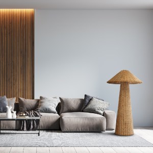 glo-02235-post_308 GLOBOSTAR® PERU 02235 BOHO ΕΠΙΔΑΠΕΔΙΟ ΦΩΤΙΣΤΙΚΟ ΜΕ ΝΤΟΥΙ 1 X E27 AC 220-240V IP20 - ΜΠΕΖ -