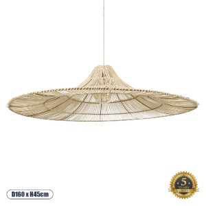 glo-02311-02311_0 GLOBOSTAR® PALERMO 02311 BOHO ΚΡΕΜΑΣΤΟ ΦΩΤΙΣΤΙΚΟ ΟΡΟΦΗΣ ΜΕ ΝΤΟΥΙ 1 X E27 AC 220-240V IP20 