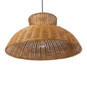 glo-02328-02328_5 GLOBOSTAR® MALABO 02328 BOHO ΚΡΕΜΑΣΤΟ ΦΩΤΙΣΤΙΚΟ ΠΛΕΓΜΑ ΜΟΝΟΦΩΤΟ 1 X E27 IP20 ΚΑΦΕ ΞΥΛΟ - Μ